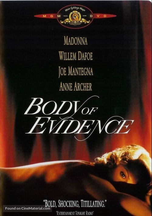 Body Of Evidence - DVD movie cover