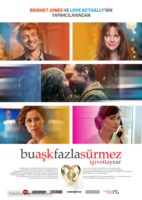 I Give It a Year - Turkish Movie Poster