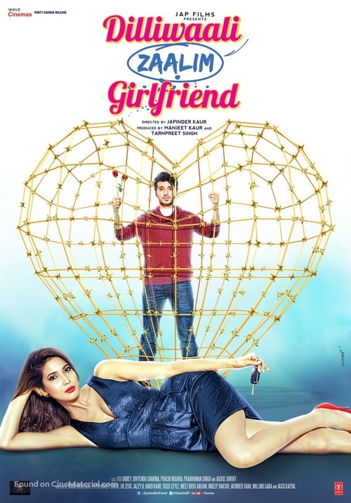 Dilliwaali Zaalim Girlfriend - Indian Movie Poster