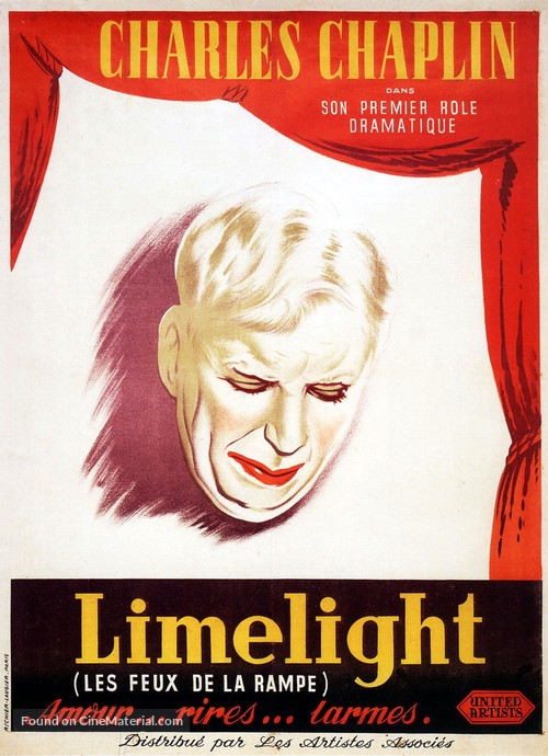 Limelight - French Movie Poster