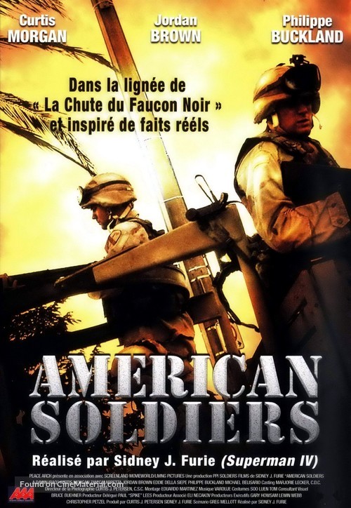 American Soldiers - French Movie Poster