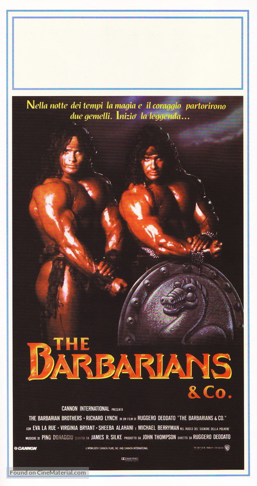 The Barbarians - Italian Movie Poster