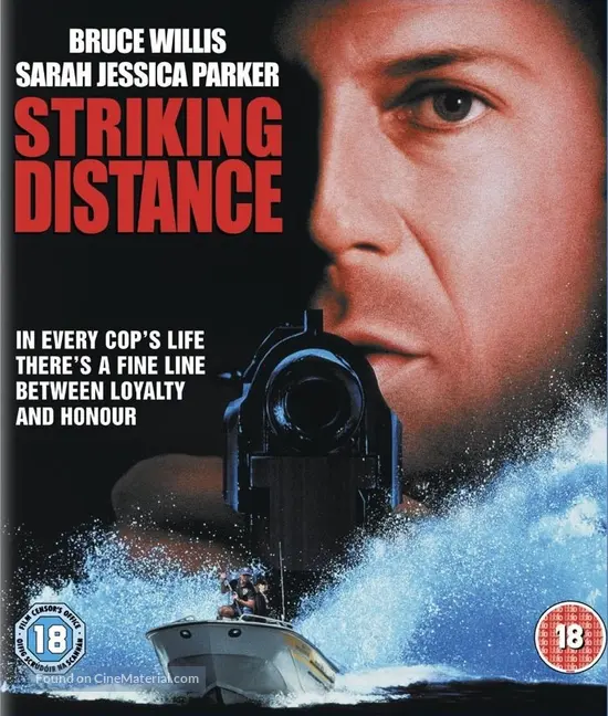 Striking Distance - British Blu-Ray movie cover