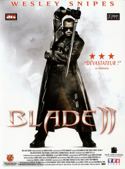 Blade 2 - French DVD movie cover