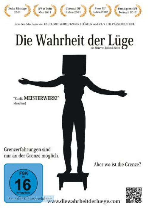 Die Wahrheit der L&uuml;ge - German DVD movie cover