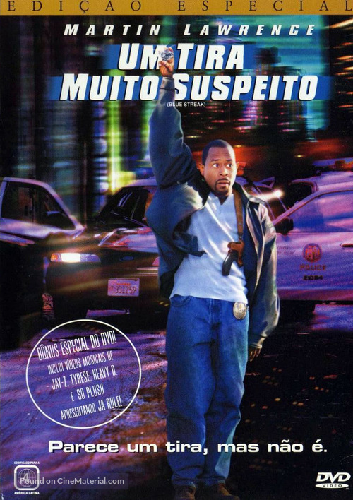 Blue Streak - Brazilian DVD movie cover