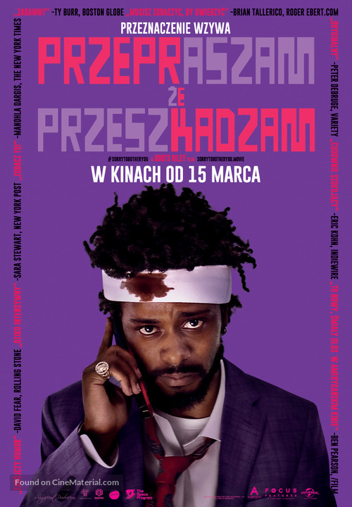 Sorry to Bother You - Polish Movie Poster