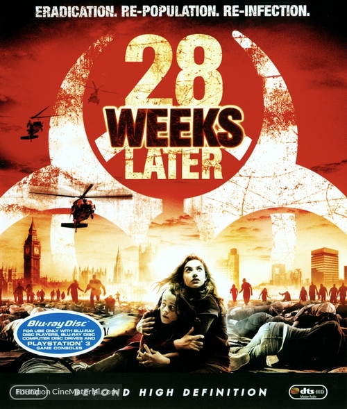 28 Weeks Later - Blu-Ray movie cover