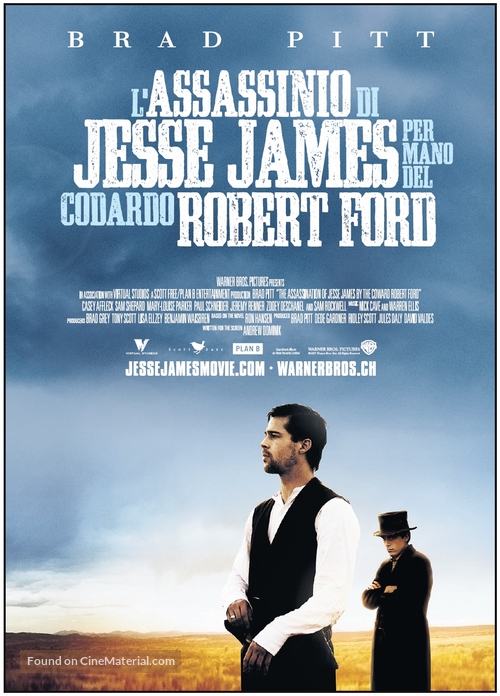 The Assassination of Jesse James by the Coward Robert Ford - Italian Movie Poster