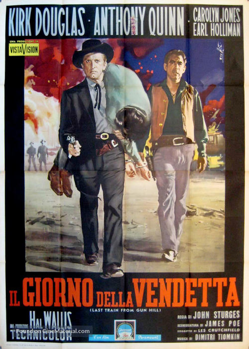 Last Train from Gun Hill - Italian Movie Poster