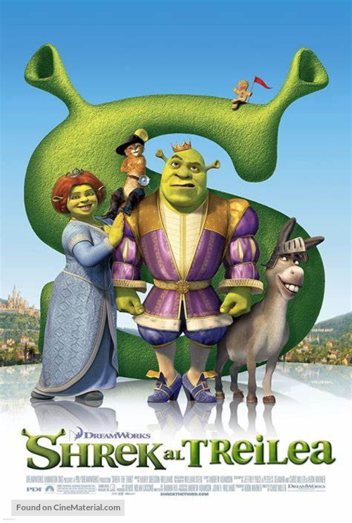 Shrek the Third - Romanian Movie Poster