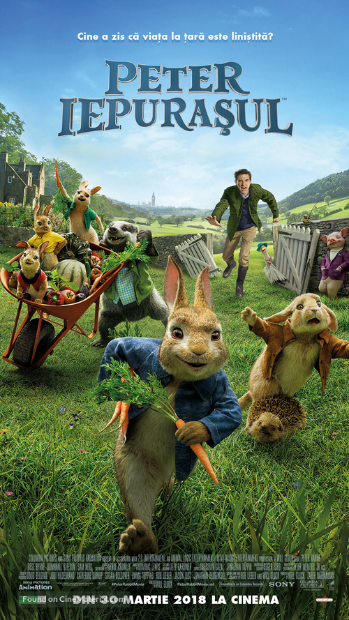 Peter Rabbit - Romanian Movie Poster