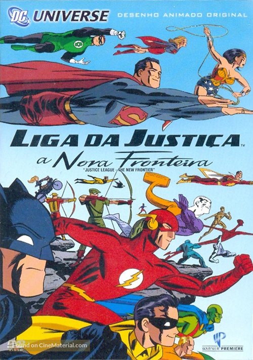 Justice League: The New Frontier - Brazilian Movie Cover