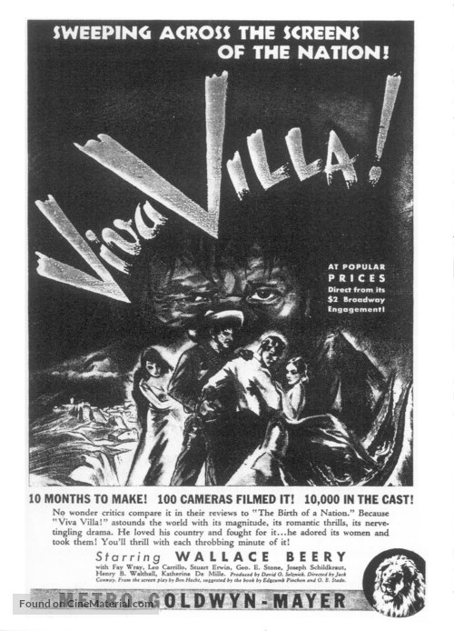 Viva Villa! - Movie Poster