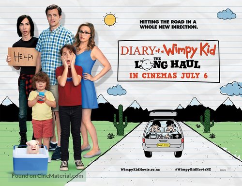 Diary of a Wimpy Kid: The Long Haul - New Zealand Movie Poster