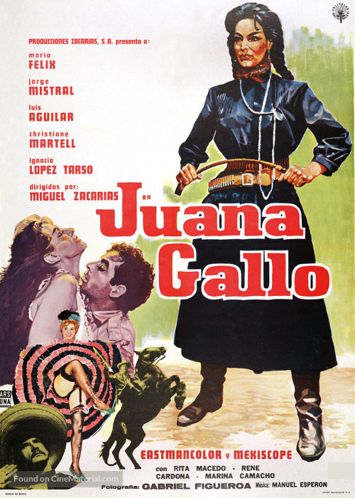 Juana Gallo - Mexican Movie Poster