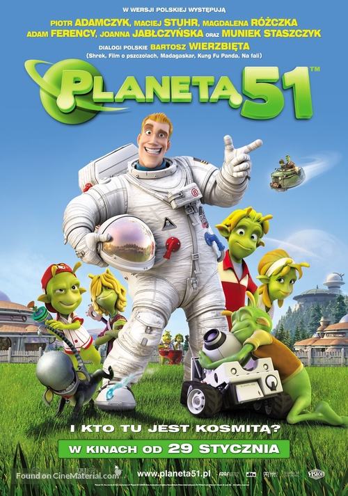 Planet 51 - Polish Movie Poster