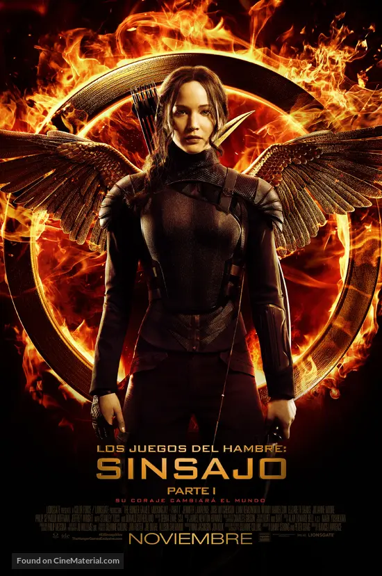 The Hunger Games: Mockingjay - Part 1 - Mexican Movie Poster