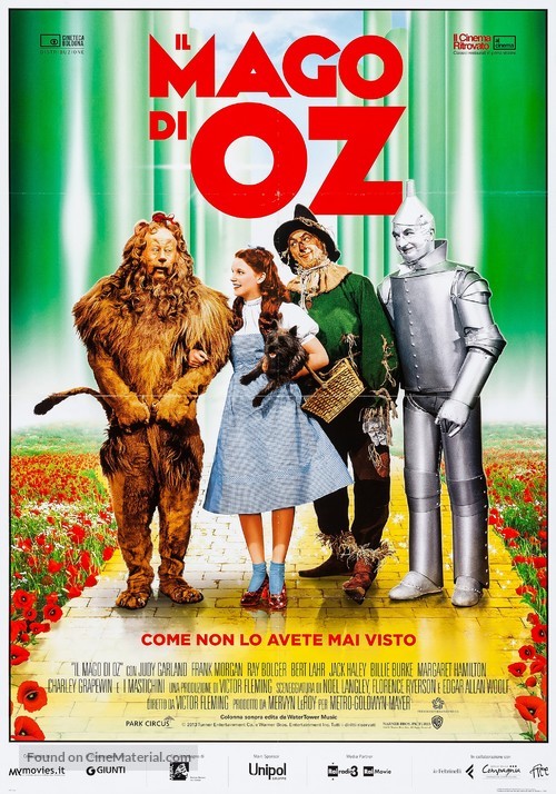 The Wizard of Oz - Italian Re-release movie poster