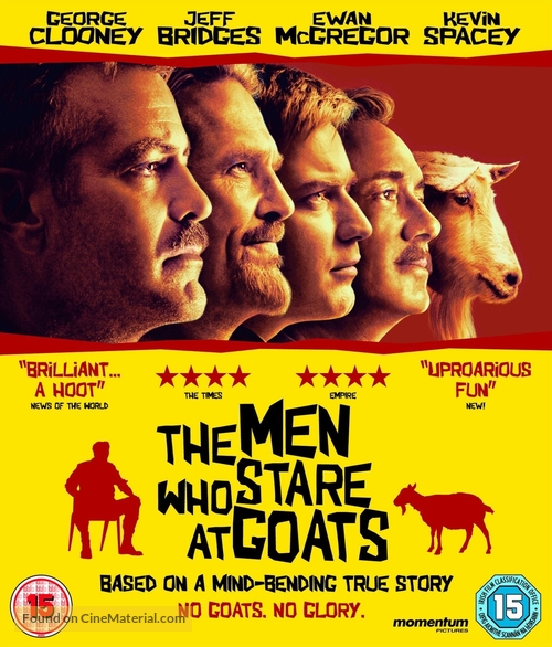 The Men Who Stare at Goats - British Blu-Ray movie cover