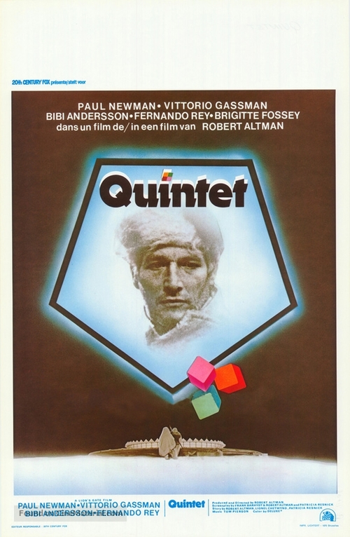 Quintet - Belgian Movie Poster