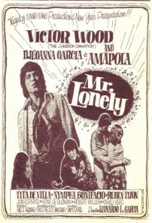 Mr. Lonely - Philippine Movie Poster