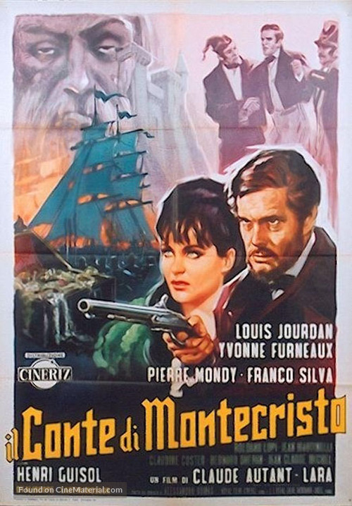Le comte de Monte Cristo - Italian Movie Poster
