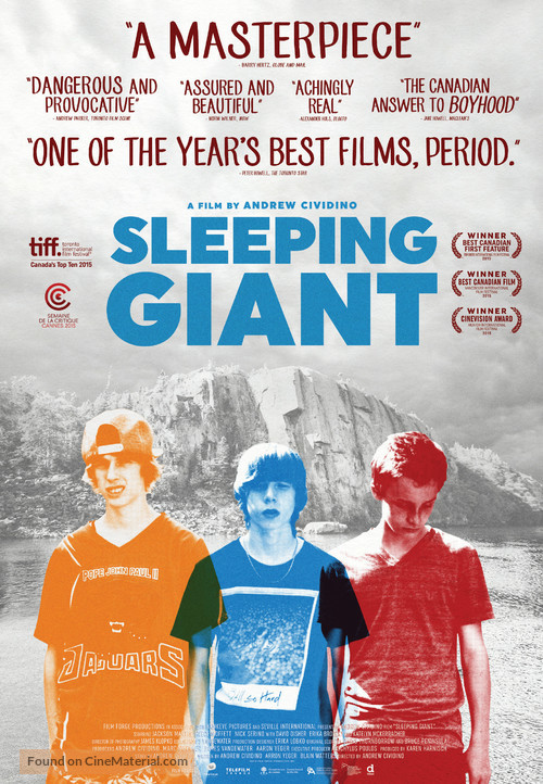 Sleeping Giant - Canadian Movie Poster