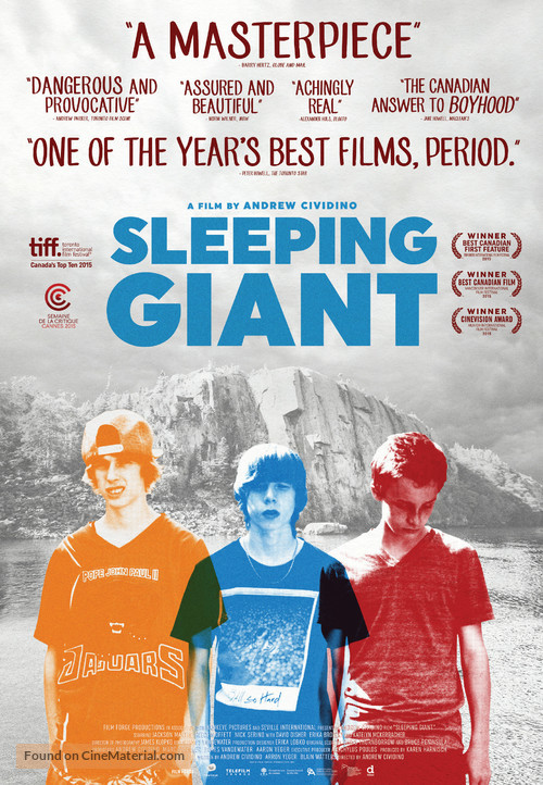 Sleeping Giant - Canadian Movie Poster
