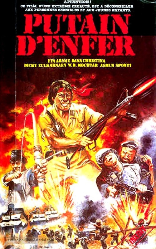 Hell Raiders - French VHS movie cover