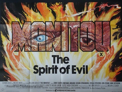 The Manitou - British Movie Poster