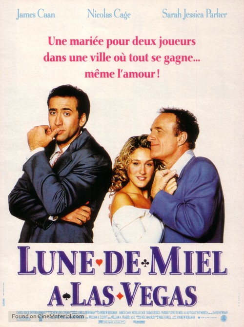 Honeymoon In Vegas - French Movie Poster