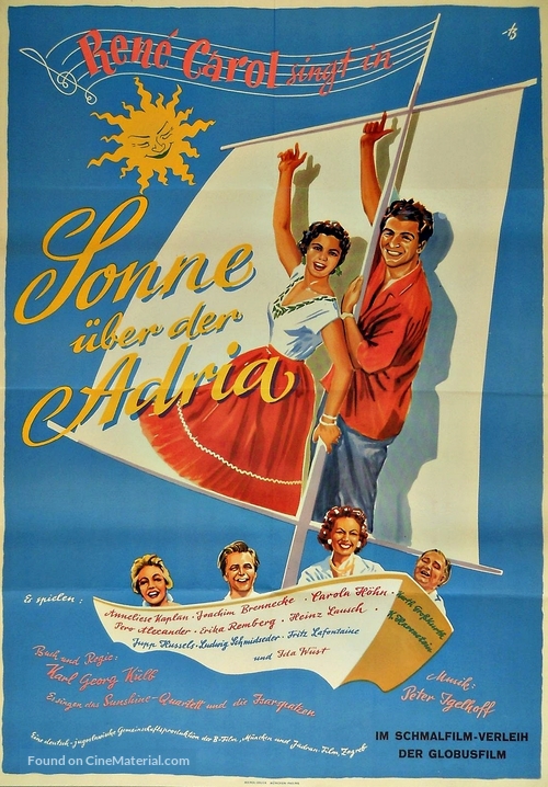 Sonne &uuml;ber der Adria - German Movie Poster