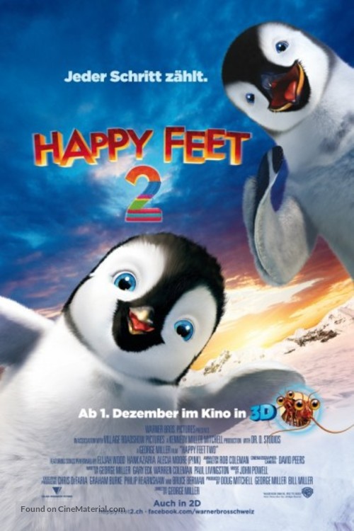 Happy Feet Two - Swiss Movie Poster