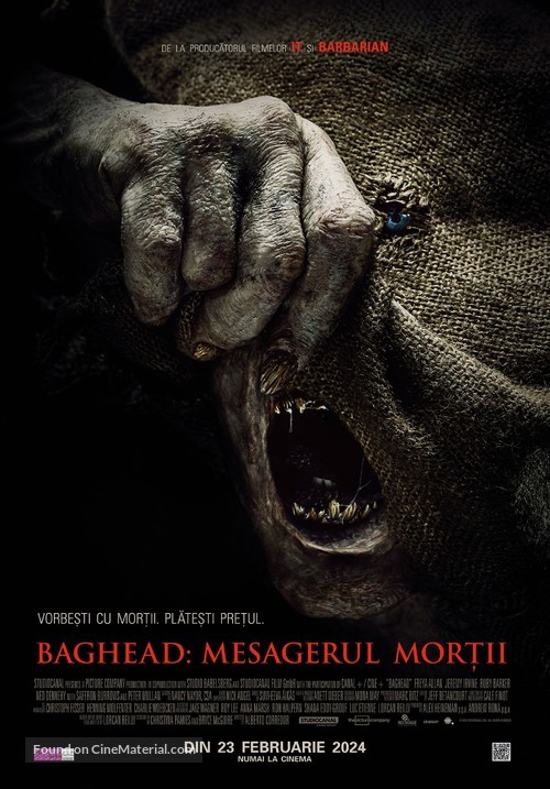 Baghead - Romanian Movie Poster