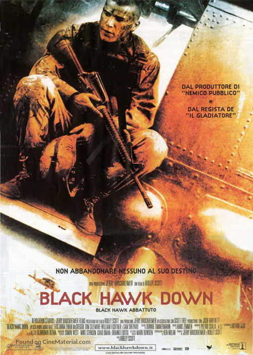 Black Hawk Down - Italian Movie Poster