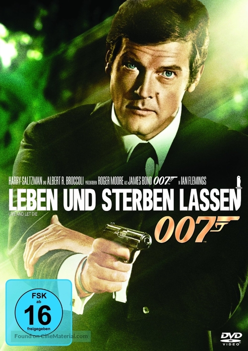 Live And Let Die - German DVD movie cover