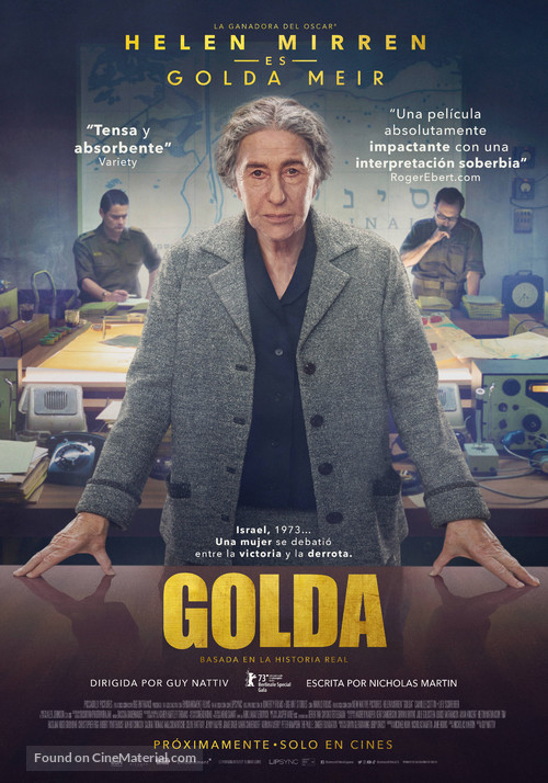 Golda - Spanish Movie Poster