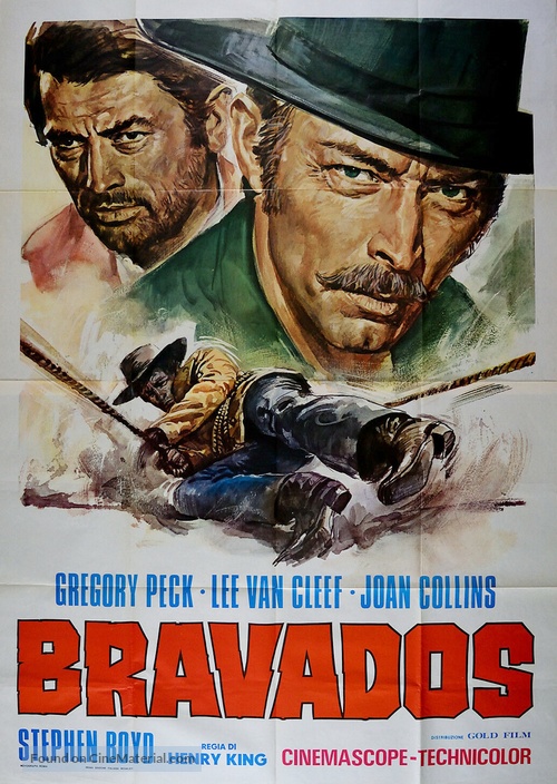 The Bravados - Italian Movie Poster