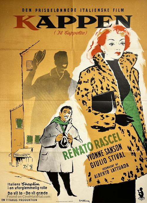 Il Cappotto - Danish Movie Poster