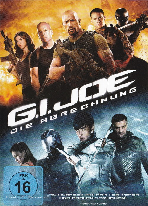 G.I. Joe: Retaliation - German DVD movie cover