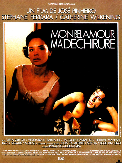 Mon bel amour, ma d&eacute;chirure - French Movie Poster