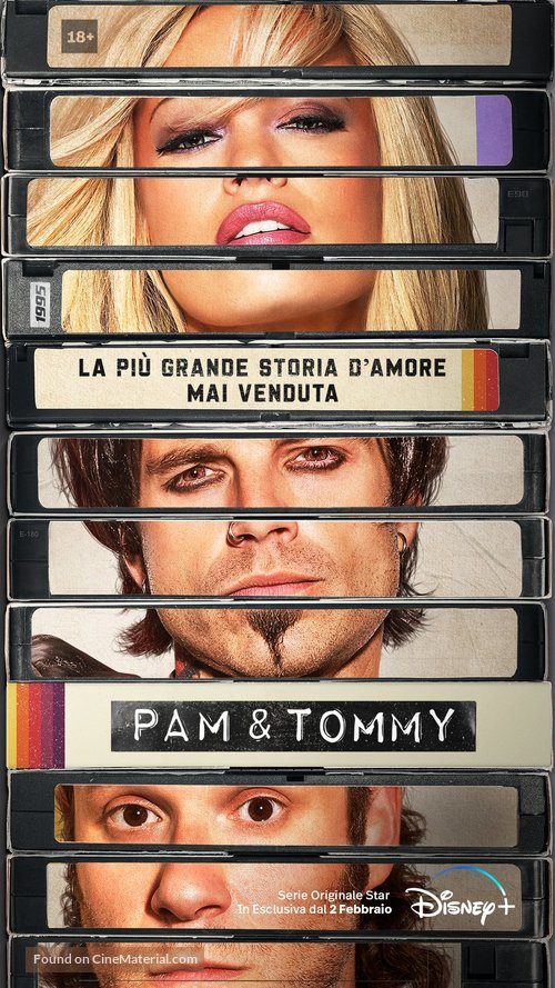 Pam &amp; Tommy - Italian Movie Poster