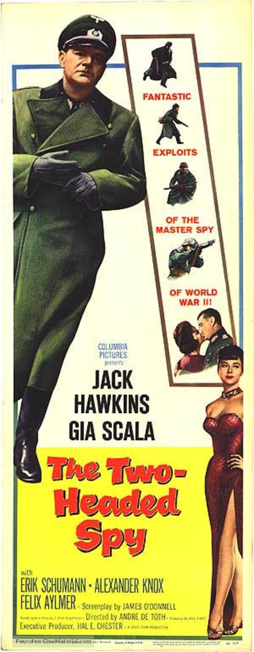 The Two-Headed Spy - British Movie Poster