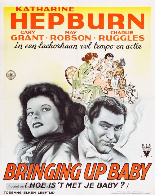 Bringing Up Baby - Dutch Movie Poster