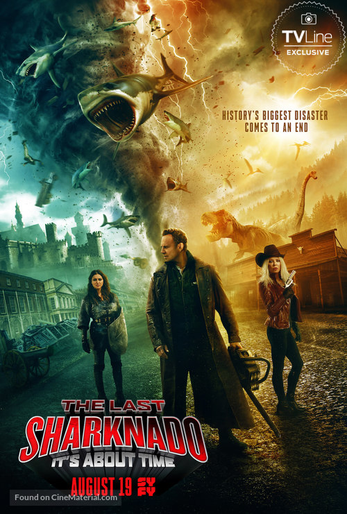 The Last Sharknado: It&#039;s About Time - Movie Poster