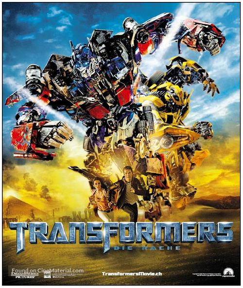 Transformers: Revenge of the Fallen - Swiss Movie Poster
