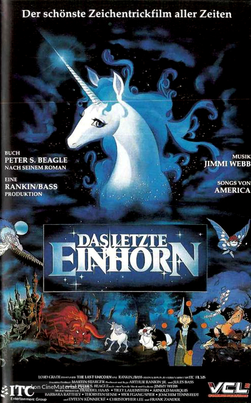 The Last Unicorn - German Movie Poster