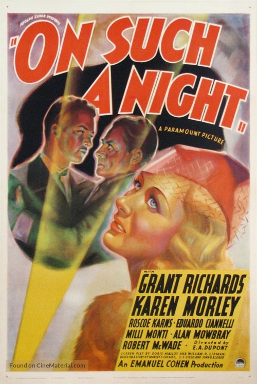 On Such a Night - Movie Poster