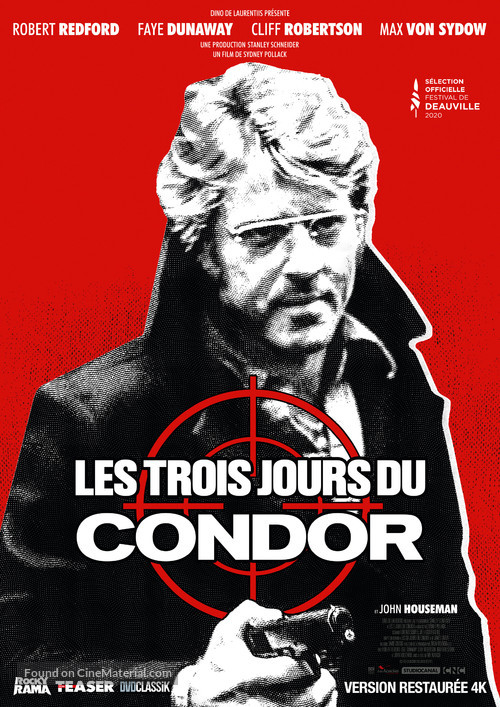 Three Days of the Condor - French Movie Poster